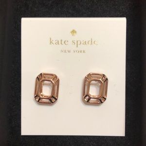 Kate Spade Brand New Rose Gold Earrings